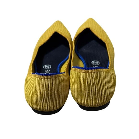 Rothy's The Point Yellow Ballet Flats Size 9.5 - Picture 3 of 6